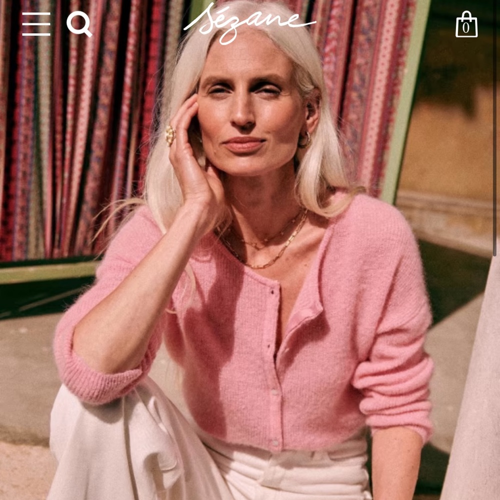 Sezane gilet gaspard sweater